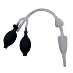 Silicone Enema Douche Bulb Dual Opening Flushing System Reusable