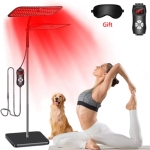 660nm & 850nm Red Light Therapy Panel with Stand for Body Care