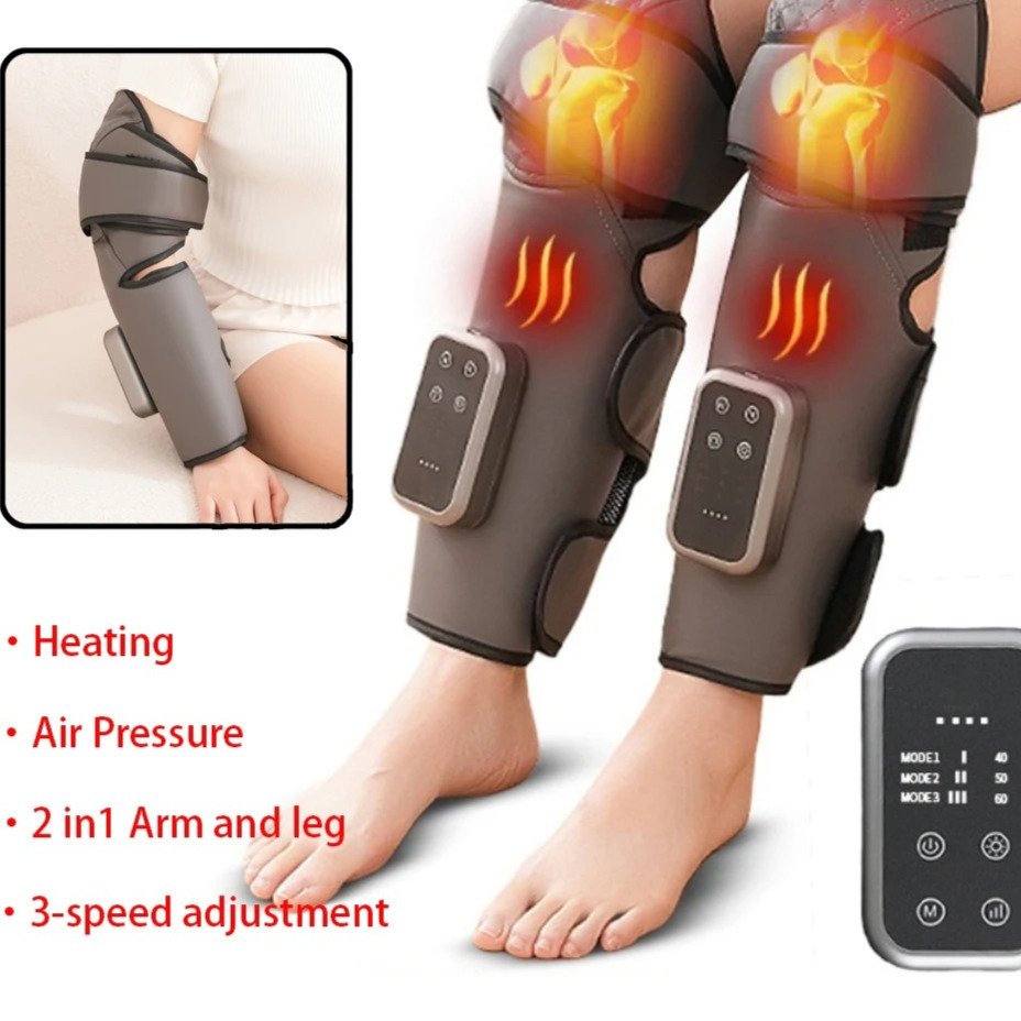 Cordless Heated Air Pressure Leg Massager Cordless Heated Air Pressure Leg Massager