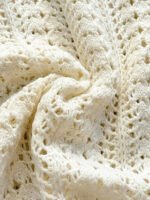 Women's Crochet Hollow Out Beach Cover-Up Mini Dress