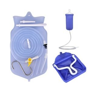 Silicone Enema Kit with Flexible Cleansing Nozzle