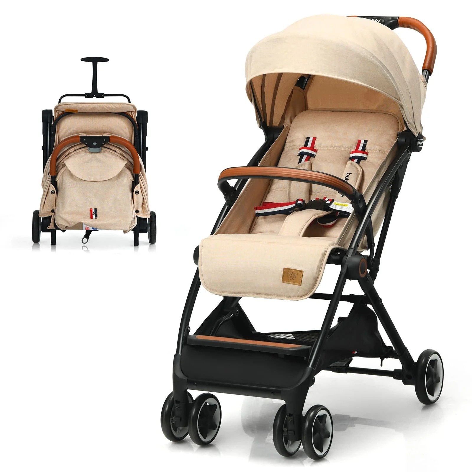 Portable Baby Stroller with One-Hand Folding Portable Baby Stroller with One-Hand Folding