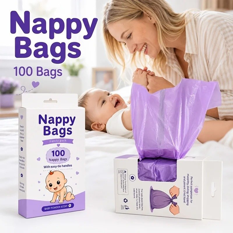 Scented Nappy Disposal Bags for Easy Waste Care Scented Nappy Disposal Bags for Easy Waste Care
