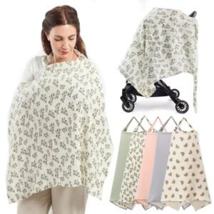 Cotton Breastfeeding Cover for Comfortable Nursing Privacy