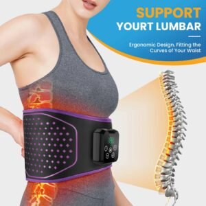 Electric Heated Waist Massager & Back Support Belt