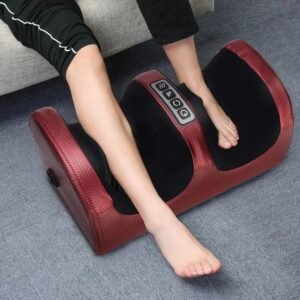 Heated Shiatsu Foot & Calf Massager with Rollers
