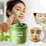 Holy Basil Bubble Clay-to-Foam Face Mask