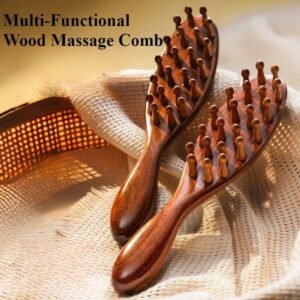 Wood Therapy Scalp & Body Massage Comb for Relaxation