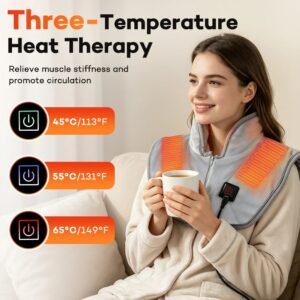 USB Heated Shawl with 3 Heat Settings