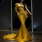 Women's Luxury Sequin Off-Shoulder Fishtail Maxi Dress