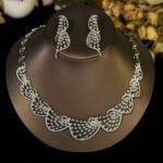 Luxury Crystal Cubic Zirconia Necklace Set for Women