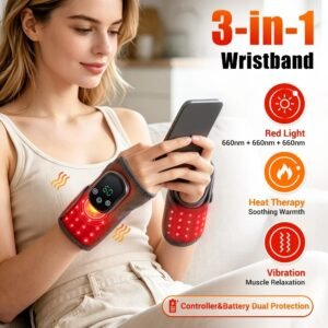 Rechargeable Wrist Support with Heat & Vibration