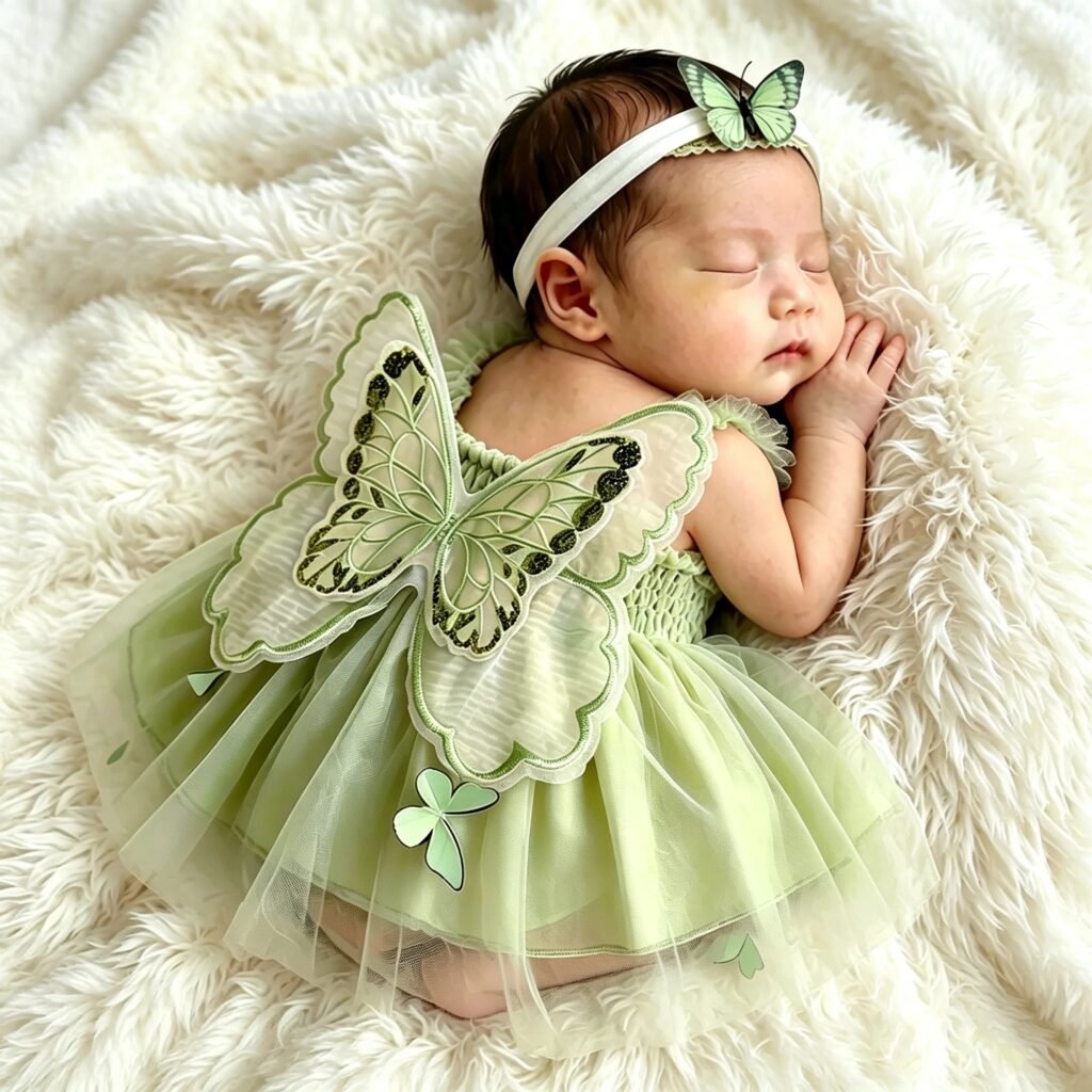 Baby Girl Butterfly Wings Photography Dress
