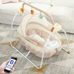Smart Electric Baby Cradle Bed with Gentle Rocking