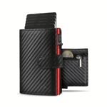 Men's Slim RFID Wallet with Coin Pocket & Card Slots