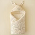 Soft Cotton Baby Swaddle Blanket with Bunny Ears