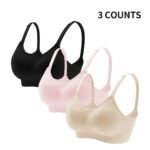 Seamless Maternity Nursing Bra Wireless Support