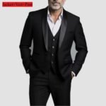 Men's Slim Fit Tuxedo Suit for Weddings & Formal Events