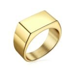Men's 316L Stainless Steel Punk Signet Ring