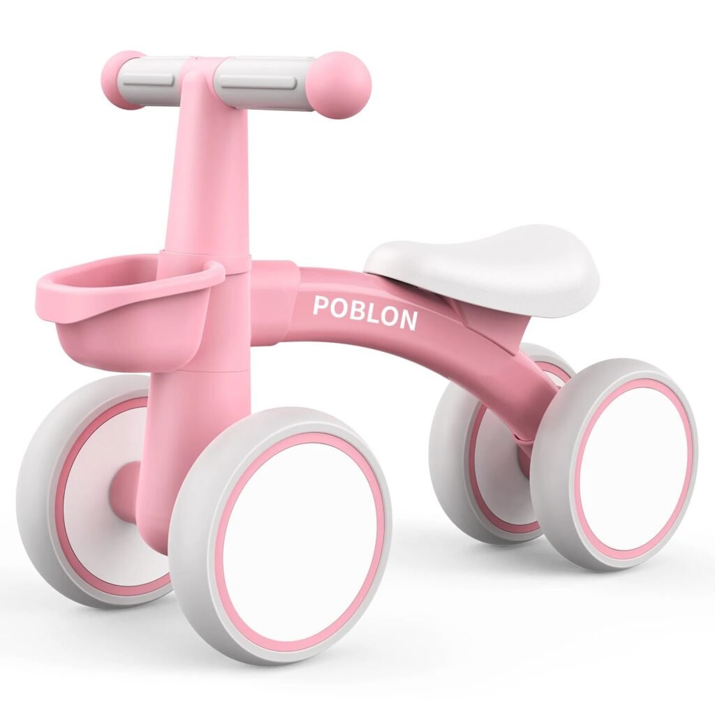 Four-Wheel Baby Walker Balance Bike for Toddlers