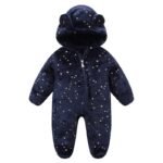 Soft Flannel Baby Jumpsuit for Autumn and Winter
