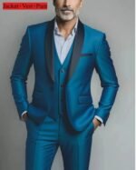 Men's Slim Fit Tuxedo Suit for Weddings & Formal Events