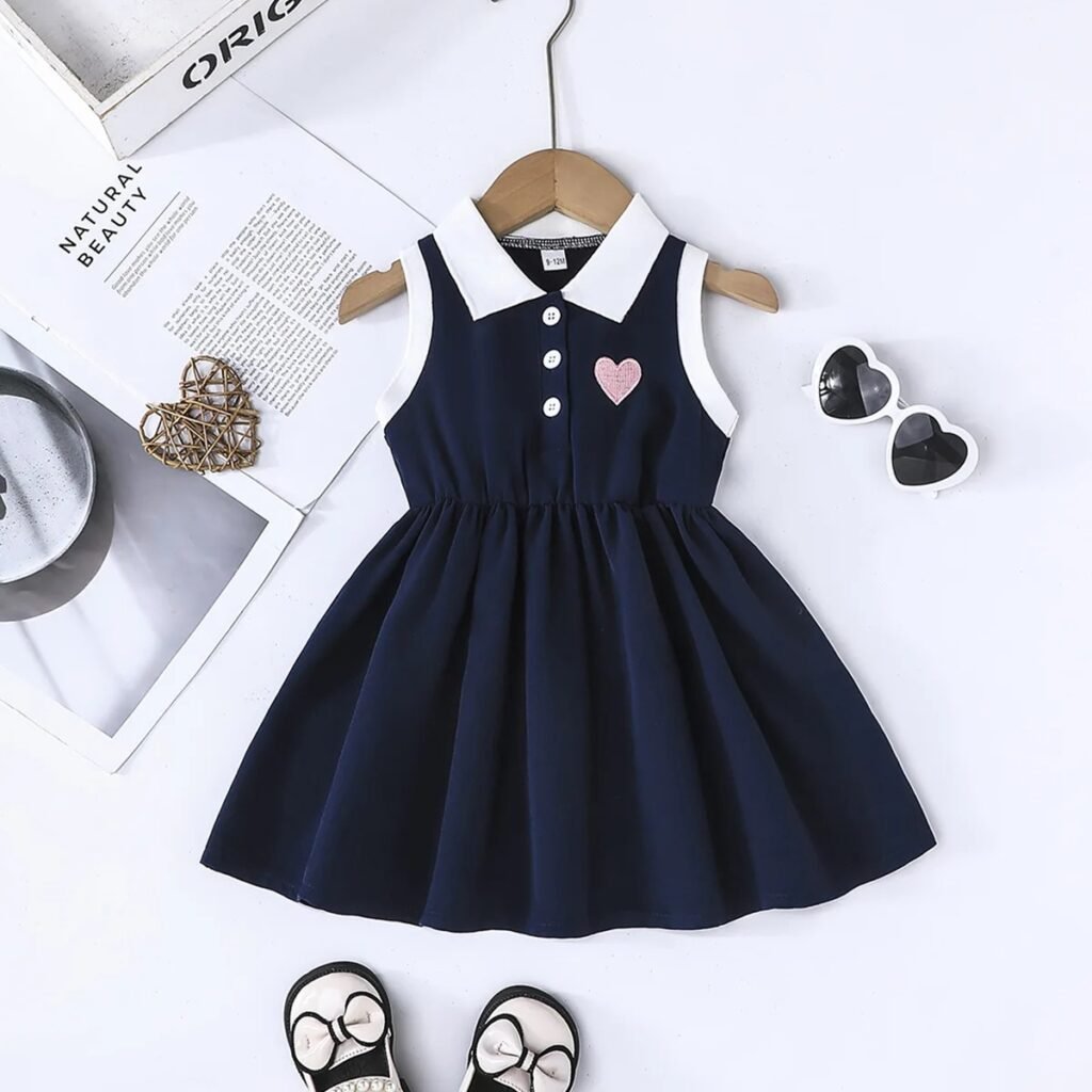 Baby Girls Sleeveless Polo Dress