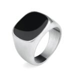Men's 316L Stainless Steel Punk Signet Ring