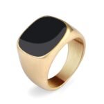 Men's 316L Stainless Steel Punk Signet Ring