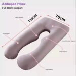 U-Shaped Pregnancy Pillow for Full Body Support