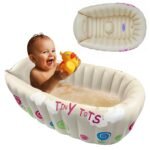 Inflatable Baby Bath with Heat Sensor for Travel
