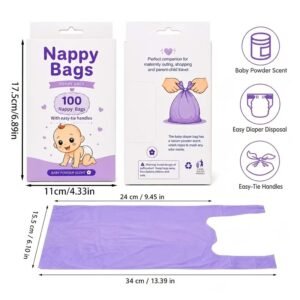 Scented Nappy Disposal Bags for Easy Waste Care