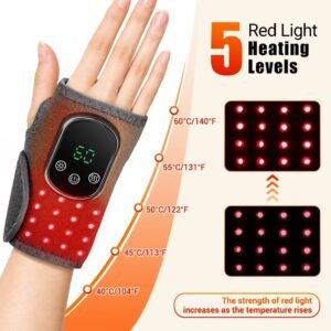 Rechargeable Wrist Support with Heat & Vibration