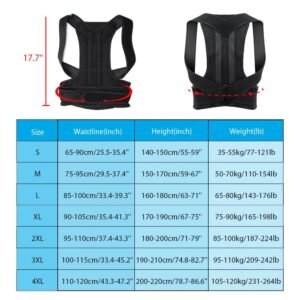 Adjustable Scoliosis Posture Corrector Back Brace