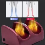 Heated Shiatsu Foot & Calf Massager with Rollers