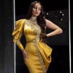 Women's Luxury Sequin Off-Shoulder Fishtail Maxi Dress