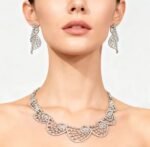 Luxury Crystal Cubic Zirconia Necklace Set for Women