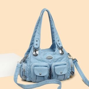 Luxury Women's Soft Leather Crossbody Handbag