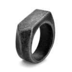 Men's 316L Stainless Steel Punk Signet Ring