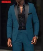 Men's Slim Fit Tuxedo Suit for Weddings & Formal Events