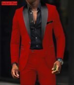 Men's Slim Fit Tuxedo Suit for Weddings & Formal Events