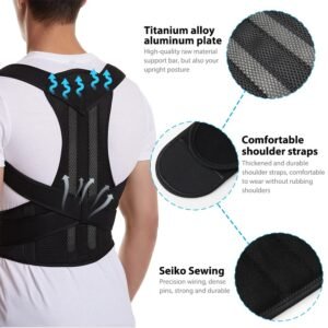 Adjustable Back Brace for Posture Support