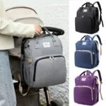 Large Capacity Baby Changing Backpack with Mat