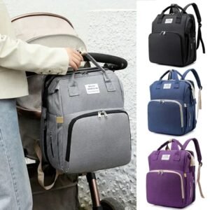 Large Capacity Baby Changing Backpack with Mat