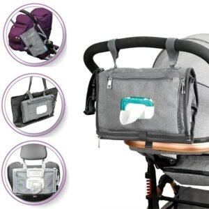 Portable Baby Changing Mat with Storage Pockets