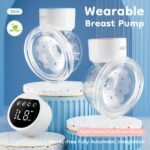 Hands Free Wearable Breast Pump with Quiet Operation