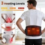 Electric Heated Waist Support Belt with Vibration