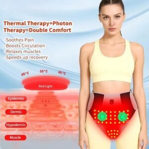 Red Light Heating Pad for Abdominal Warmth and Comfort