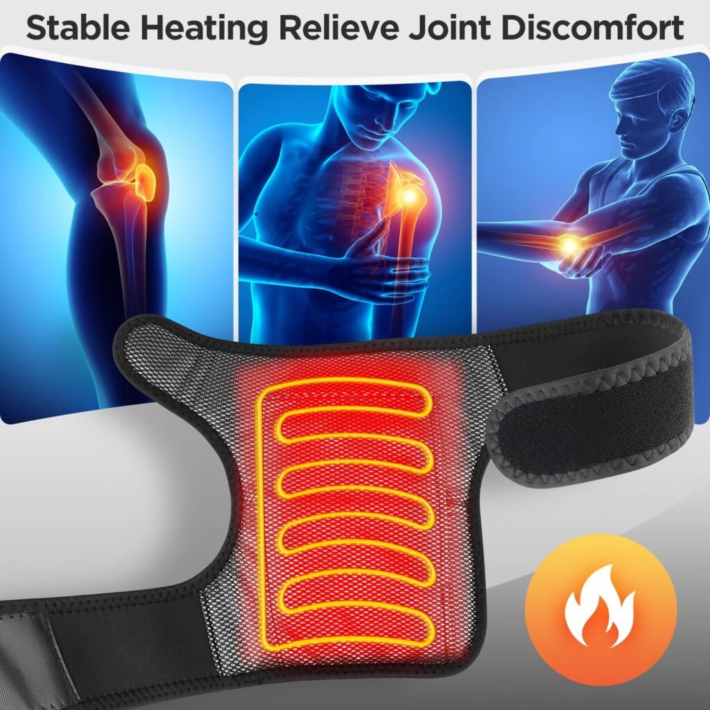 Electric Heated Knee Massager with Hot Compress