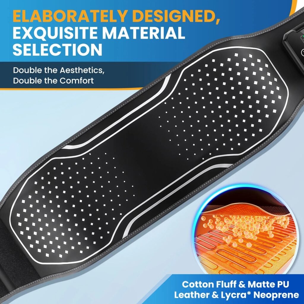 Electric Heated Waist Massager & Back Support Belt